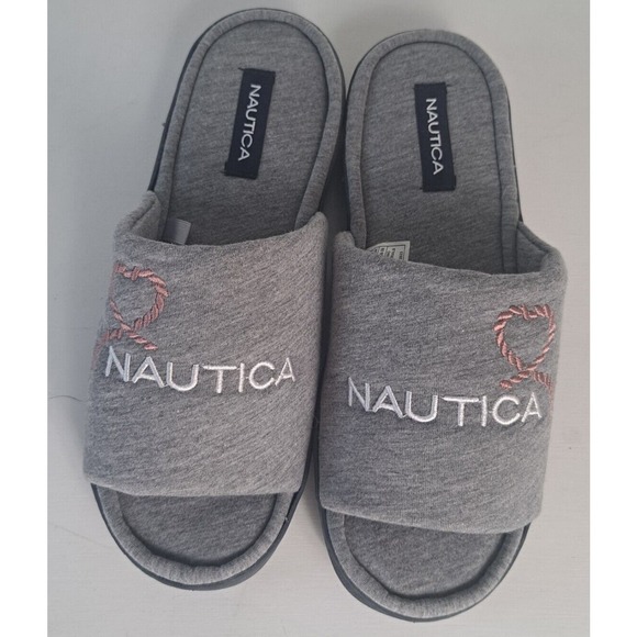 Nautica Eldridge Valentine Mule Slippers US Women's Size 7-8 Gray Open Toe - Picture 5 of 7